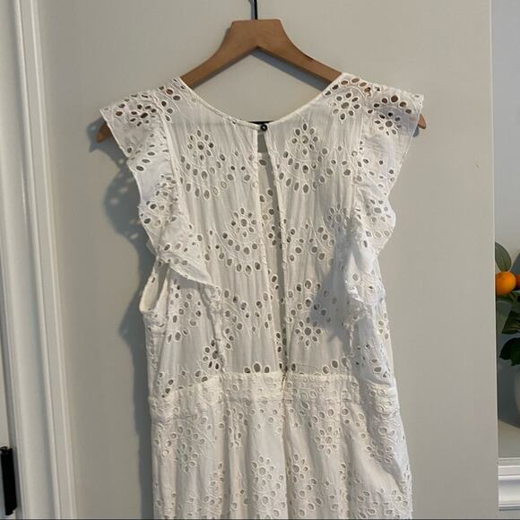 Alice McCall Sample White Eyelet Jumpsuit One Piece Medium - Picture 16 of 16